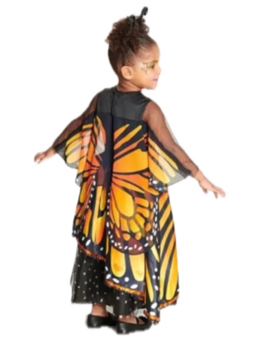 HYDE & EEK Monarch Butterfly Halloween Costume Dress & Headpiece Size 2-3T - Picture 2 of 7